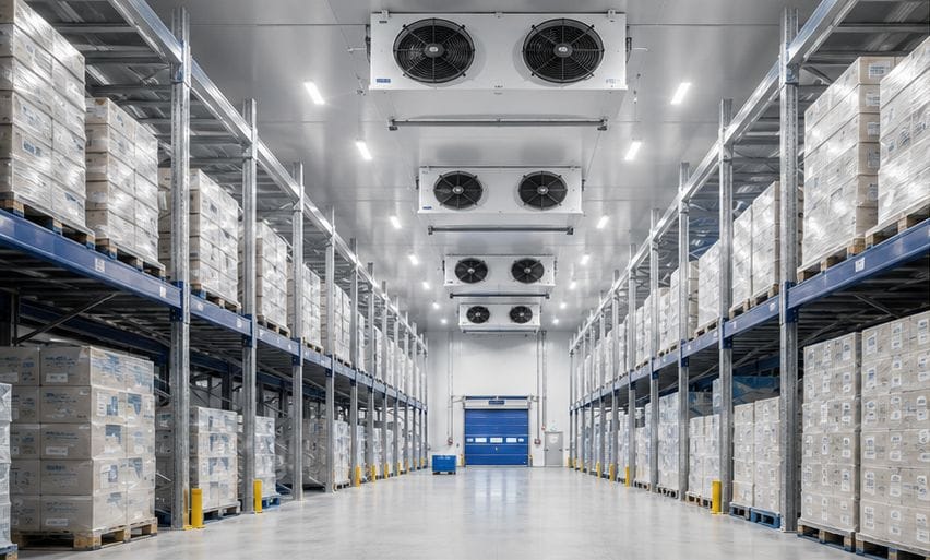 Cold chain cold storage from production to freezer